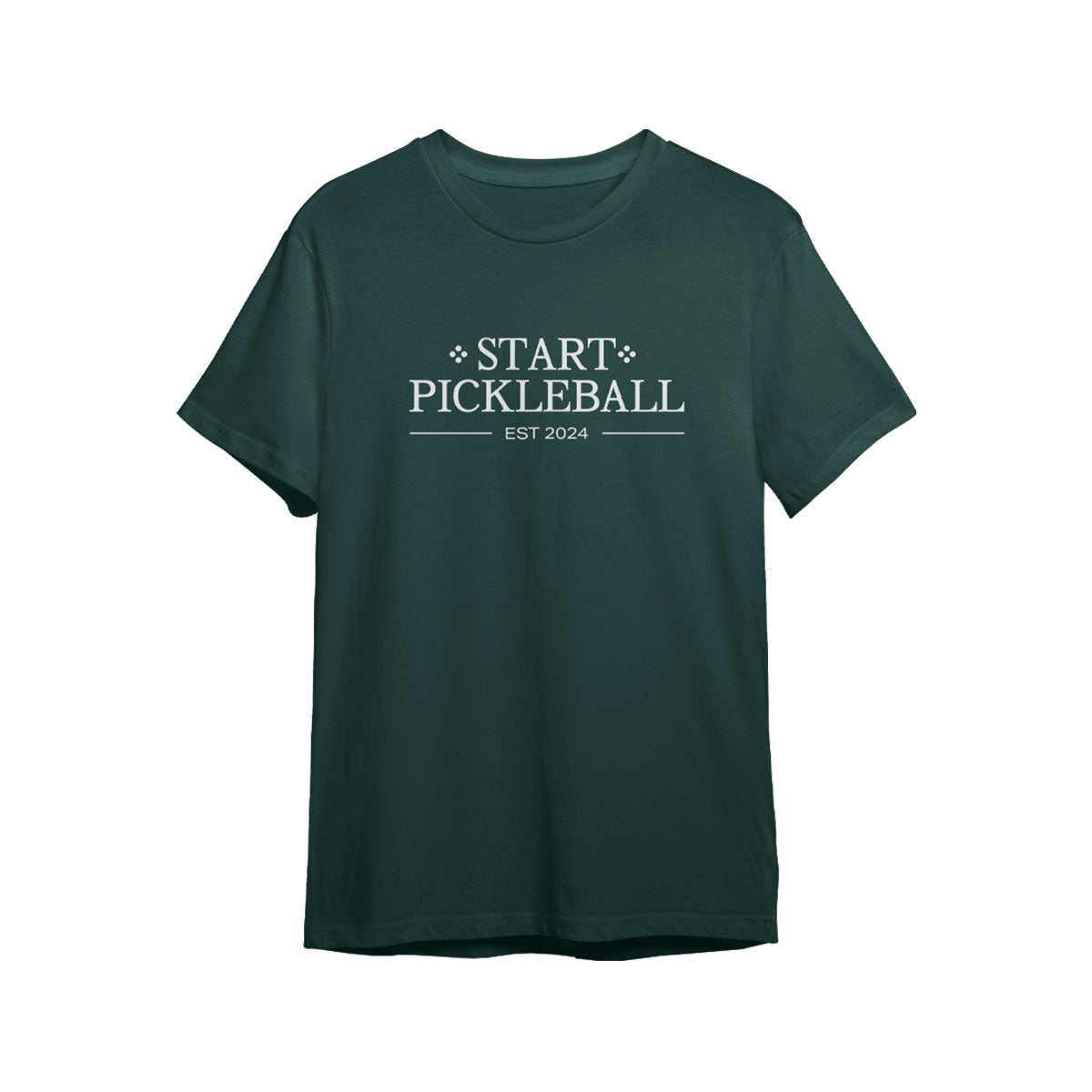 *Start* Pickleball Logo Tee Green