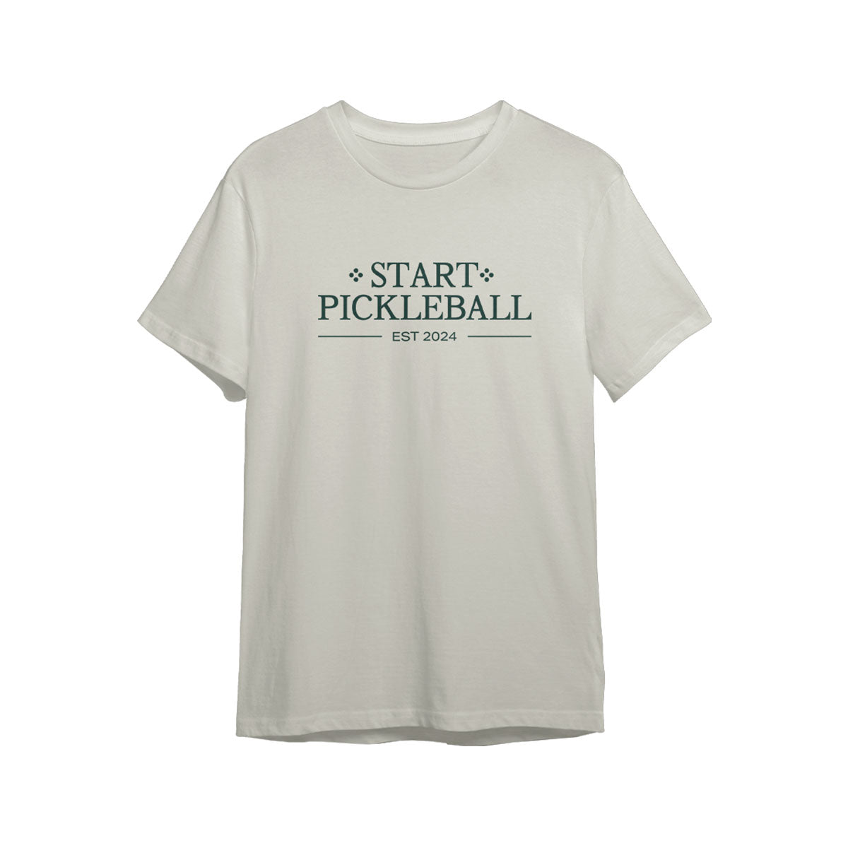 *Start* Pickleball Logo Tee Off White