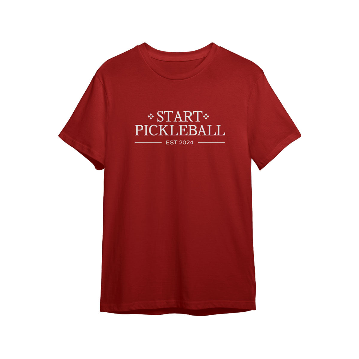 *Start* Pickleball Logo Tee Cardinal